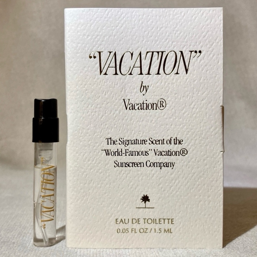 Vacation by Vacation Eau de Toilette Sample Spray .05 oz / 1.5 mL 4 unit bundle